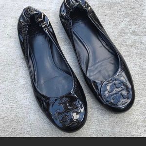 TORY BURCH Reva Patent Leather Ballet Flats